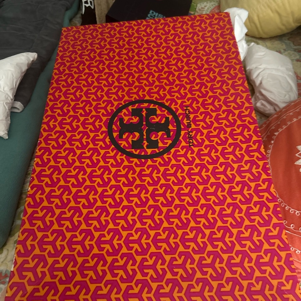 Tory Burch Brown (Coconut) Leather Riding Boots. Size 9. In box ! - Picture 9 of 9
